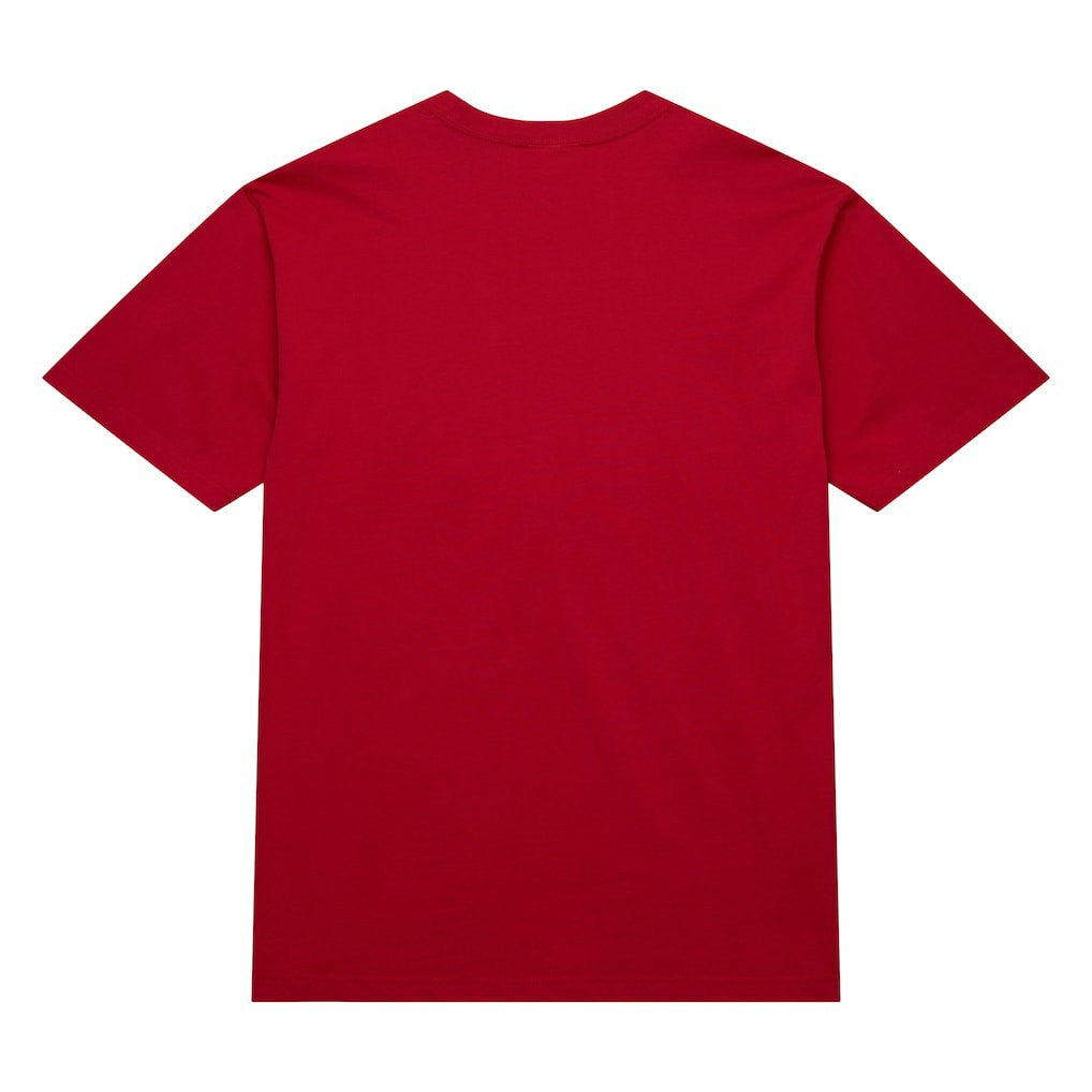Chicago Bulls Hardwood Classics Neon Nights Premium T-Shirt Red - Mitchell & Ness outlet