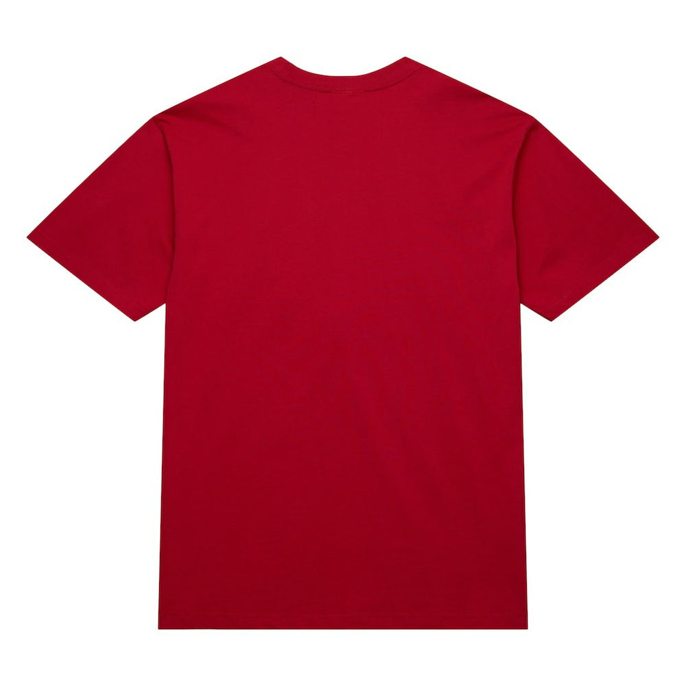 Chicago Bulls Hardwood Classics Neon Nights Premium T-Shirt Red - Mitchell & Ness outlet