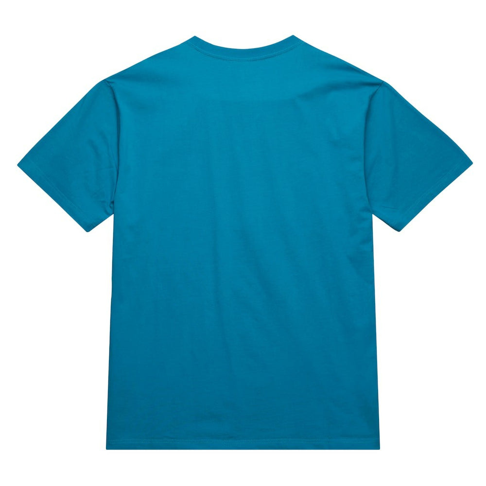 Charlotte Hornets Hardwood Classics Neon Nights Premium T-Shirt Teal - Mitchell & Ness