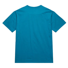 Charlotte Hornets Hardwood Classics Neon Nights Premium T-Shirt Teal - Mitchell & Ness
