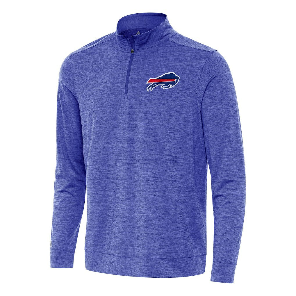 Buffalo Bills Antigua Bright Quarter-Zip Top - Heather Royal Tops