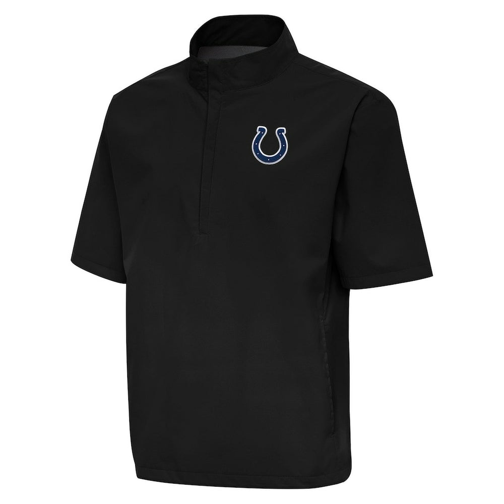 Indianapolis Colts Antigua Brisk Short Sleeve Quarter-Zip Windshirt - Black Shorts