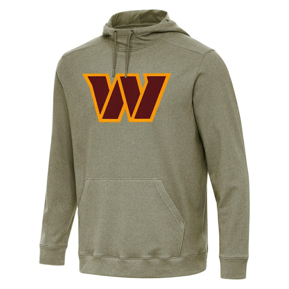 Washington Commanders Antigua Cloud Pullover Hoodie - Olive Hoodies