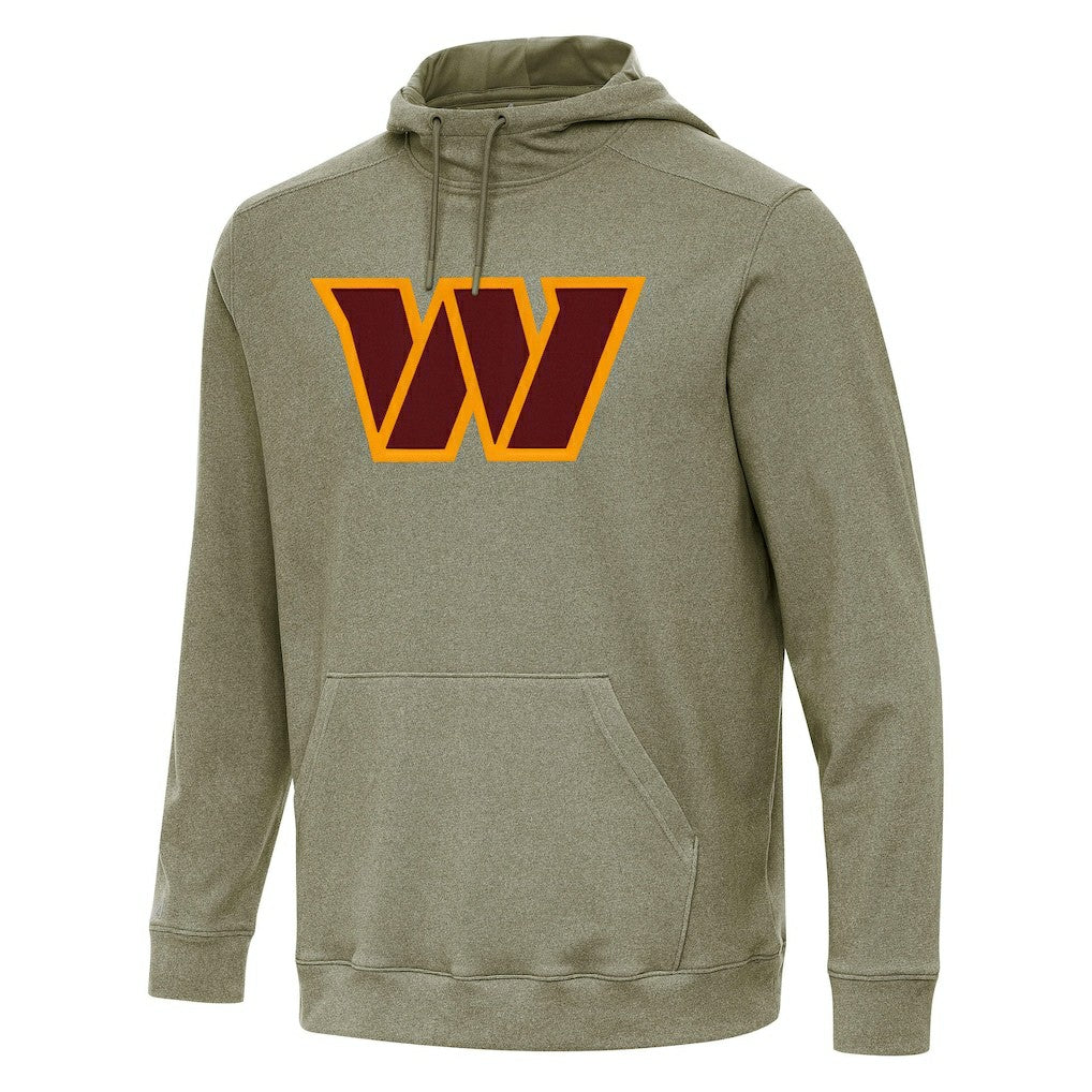 Washington Commanders Antigua Cloud Pullover Hoodie - Olive Hoodies