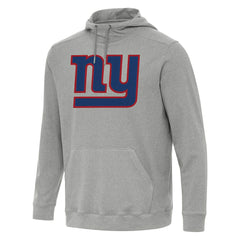 New York Giants Antigua Cloud Pullover Hoodie - Heather Gray Hoodies