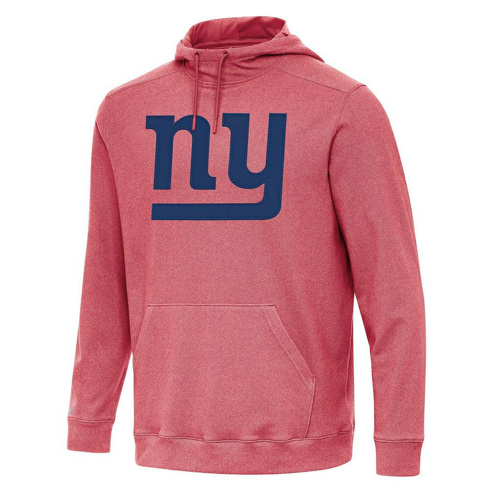 New York Giants Antigua Cloud Pullover Hoodie - Heather Red Hoodies