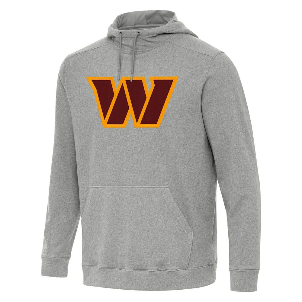 Washington Commanders Antigua Cloud Pullover Hoodie - Heather Gray Hoodies