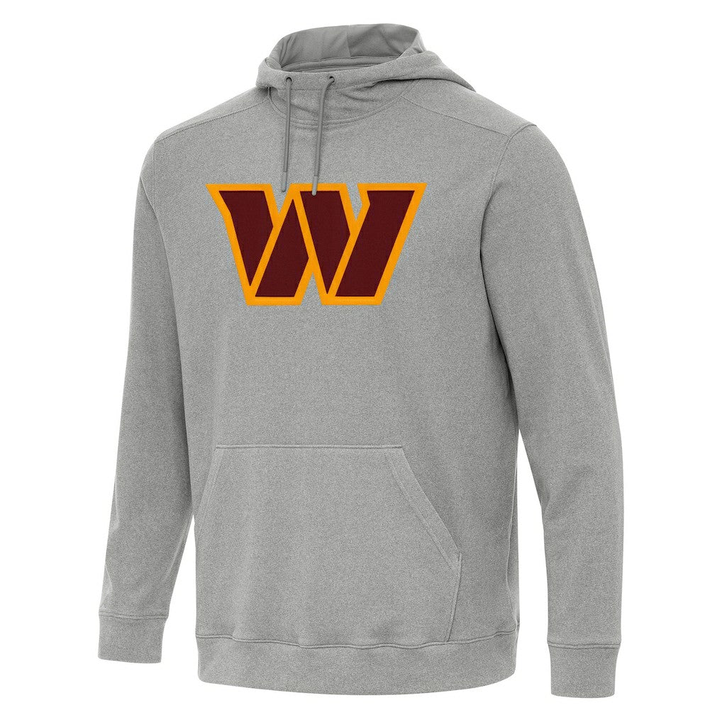 Washington Commanders Antigua Cloud Pullover Hoodie - Heather Gray Hoodies