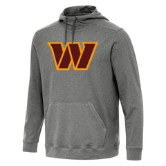 Washington Commanders Antigua Cloud Pullover Hoodie - Heather Black Hoodies