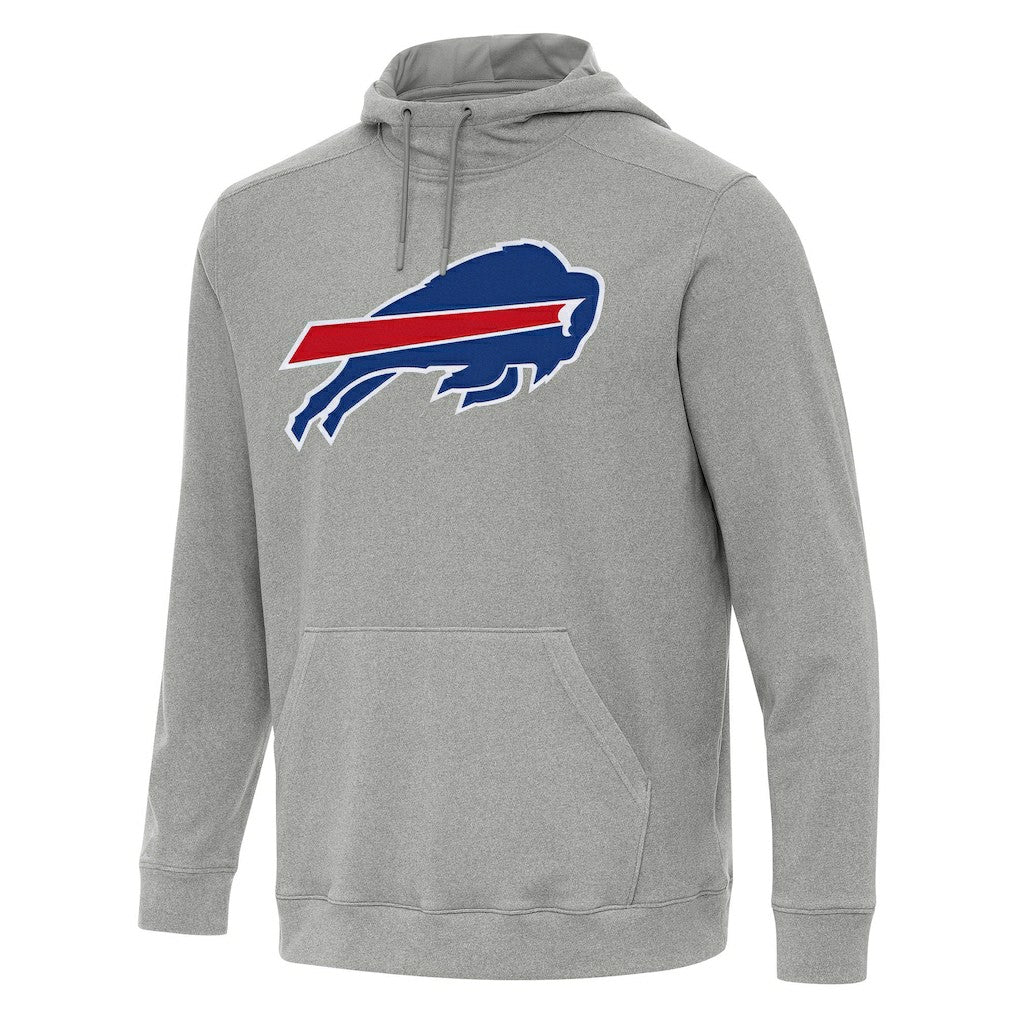Buffalo Bills Antigua Cloud Pullover Hoodie - Heather Gray Hoodies