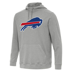 Buffalo Bills Antigua Cloud Pullover Hoodie - Heather Gray Hoodies