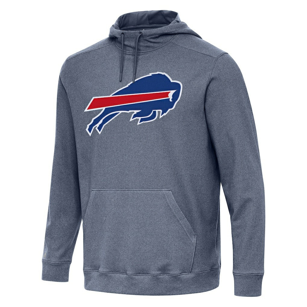 Buffalo Bills Antigua Cloud Pullover Hoodie - Heather Navy Hoodies