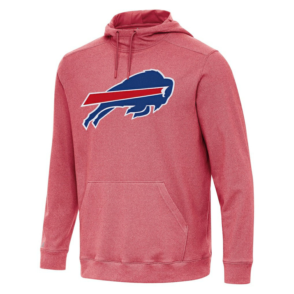 Buffalo Bills Antigua Cloud Pullover Hoodie - Heather Red Hoodies