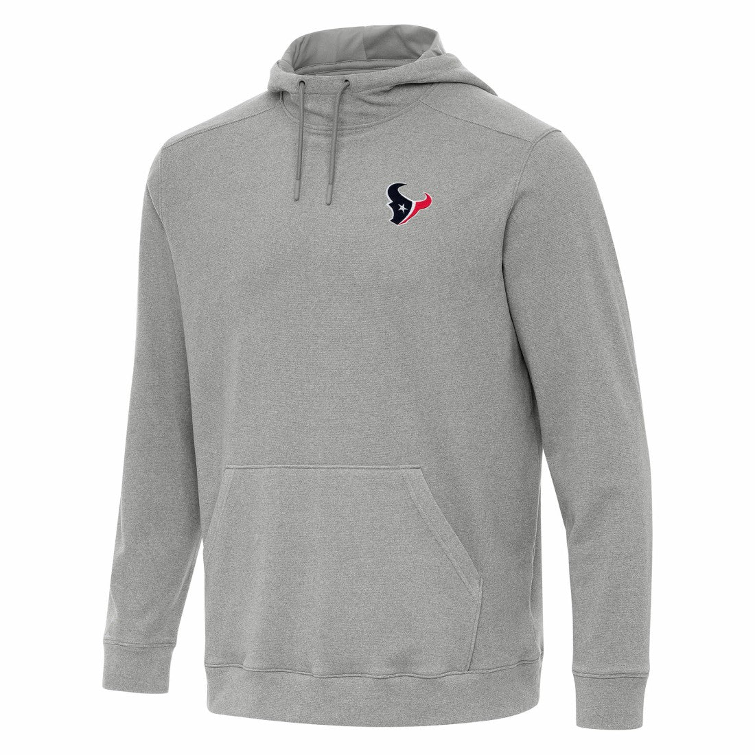 Houston Texans Antigua Cloud Pullover Hoodie - Heather Gray Hoodies