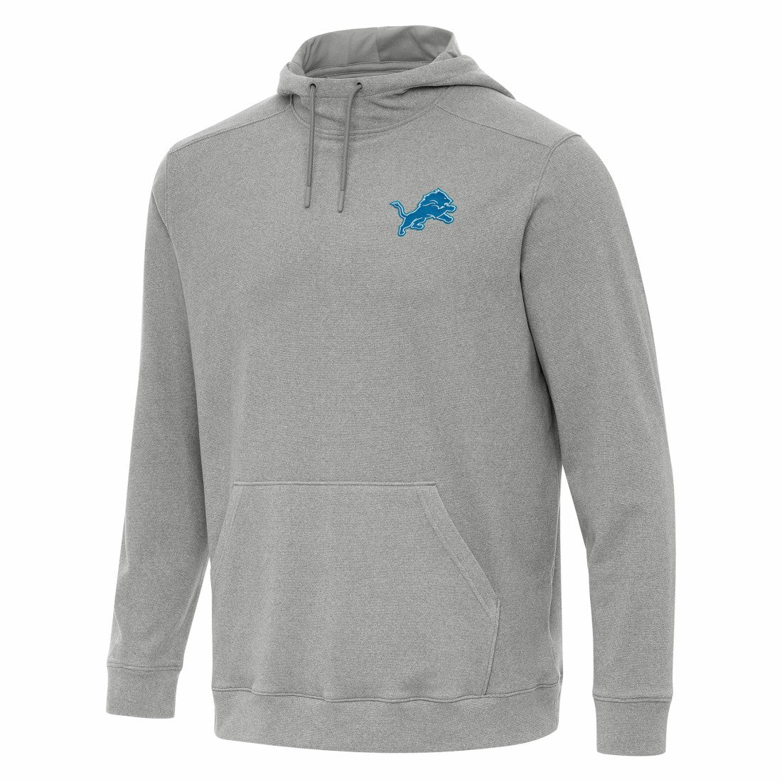 Detroit Lions Antigua Cloud Pullover Hoodie - Heather Gray Hoodies