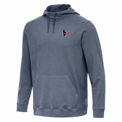 Houston Texans Antigua Cloud Pullover Hoodie - Heather Navy Hoodies