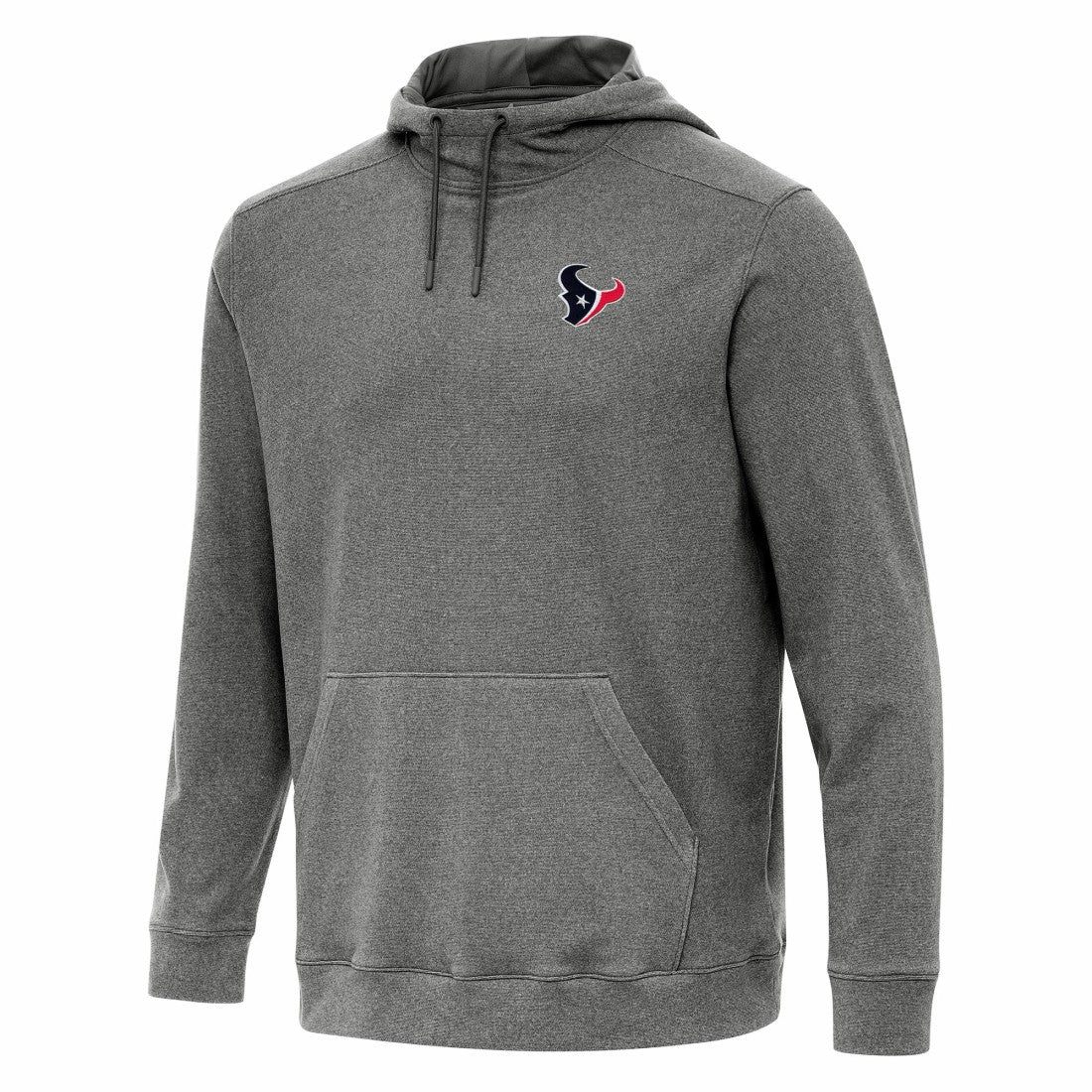 Houston Texans Antigua Cloud Pullover Hoodie - Heather Black Hoodies