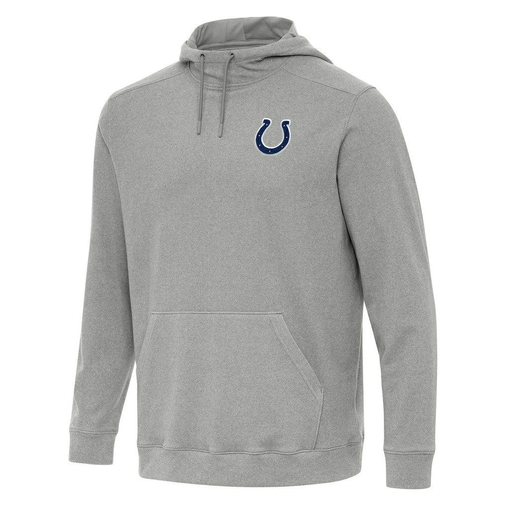 Indianapolis Colts Antigua Cloud Pullover Hoodie - Heather Gray Hoodies