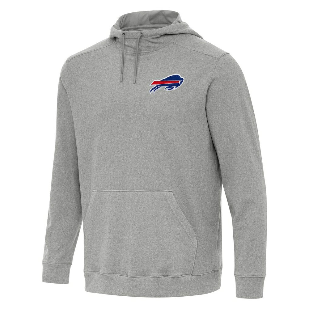 Buffalo Bills Antigua Cloud Pullover Hoodie - Heather Gray Hoodies