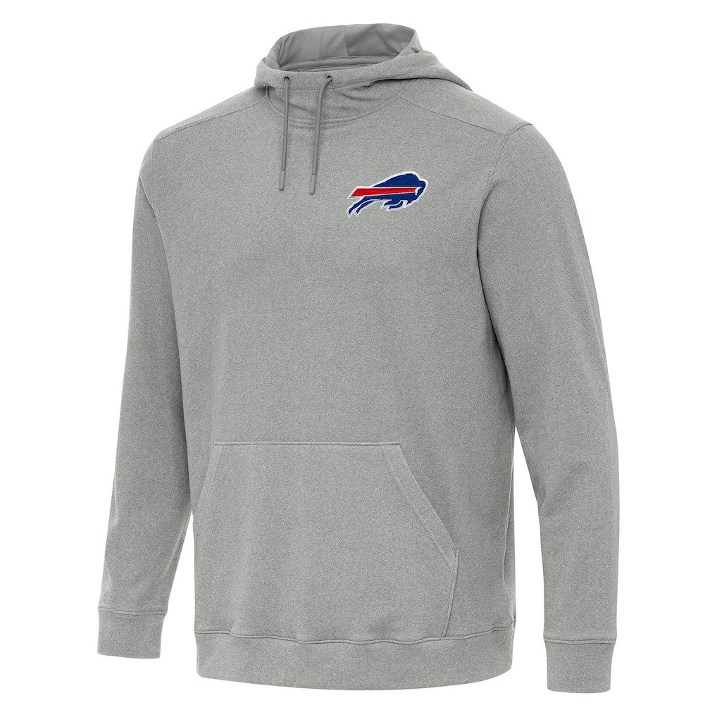 Buffalo Bills Antigua Cloud Pullover Hoodie - Heather Gray Hoodies