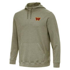 Washington Commanders Antigua Cloud Pullover Hoodie - Olive Hoodies