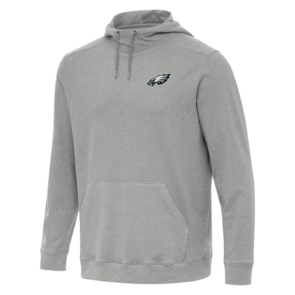 Philadelphia Eagles Antigua Cloud Pullover Hoodie - Heather Gray Hoodies