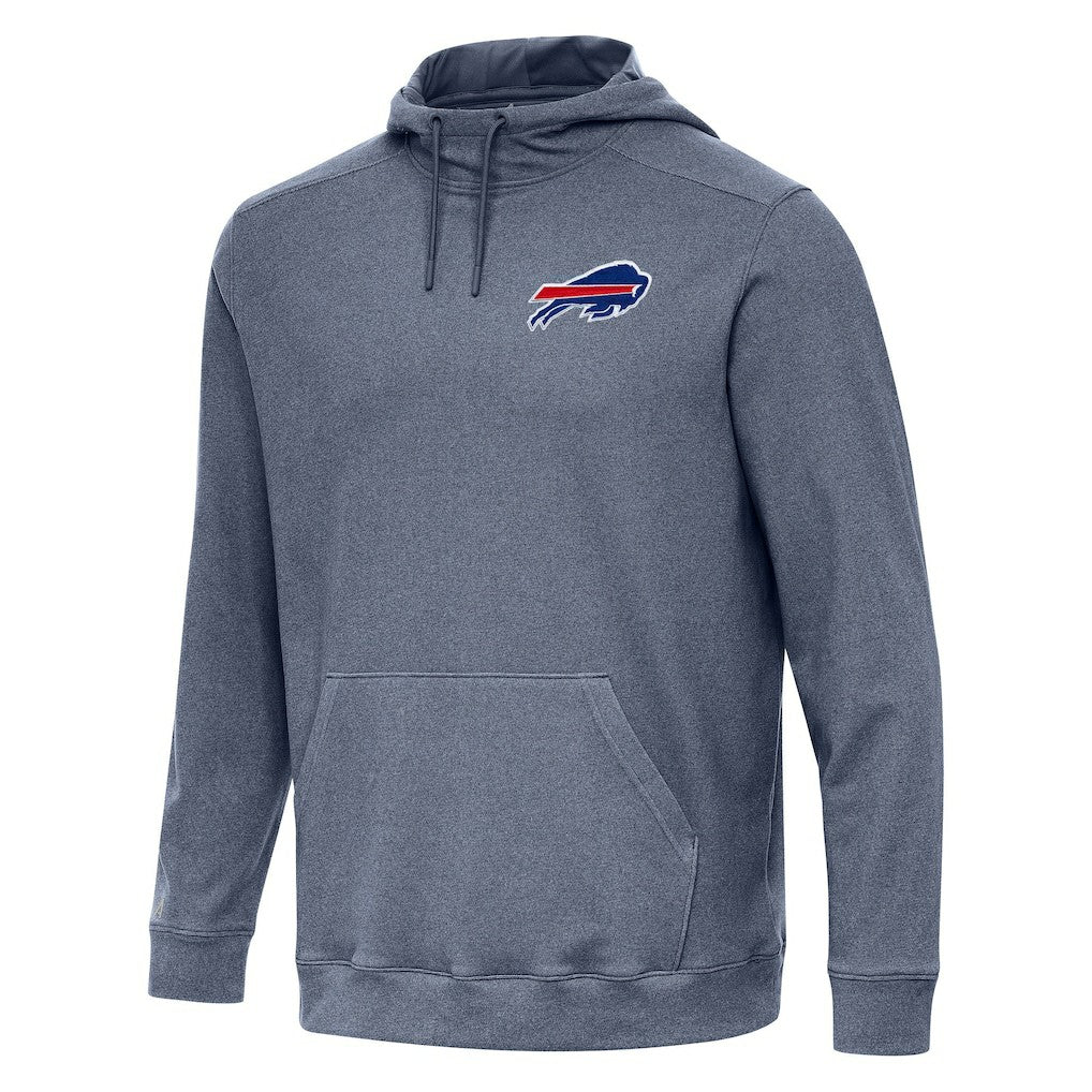 Buffalo Bills Antigua Cloud Pullover Hoodie - Heather Navy Hoodies