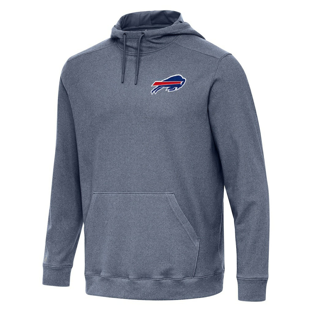 Buffalo Bills Antigua Cloud Pullover Hoodie - Heather Navy Hoodies