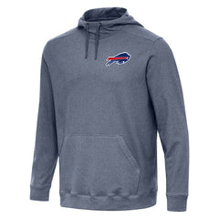Buffalo Bills Antigua Cloud Pullover Hoodie - Heather Navy Hoodies