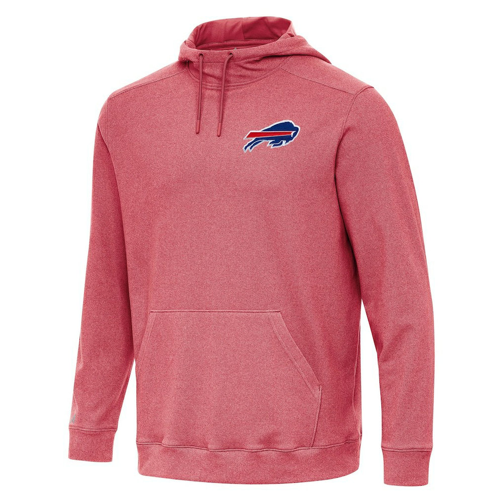 Buffalo Bills Antigua Cloud Pullover Hoodie - Heather Red Hoodies