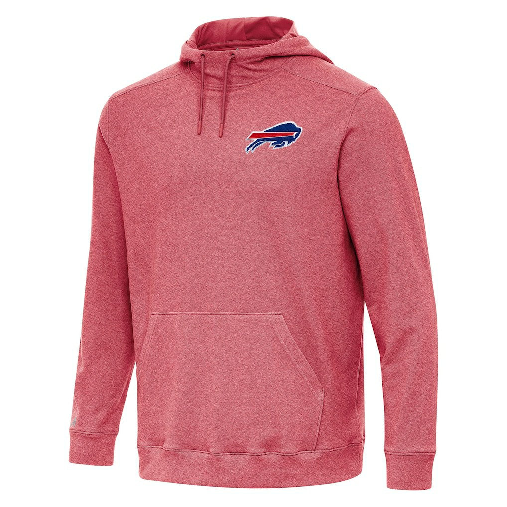 Buffalo Bills Antigua Cloud Pullover Hoodie - Heather Red Hoodies