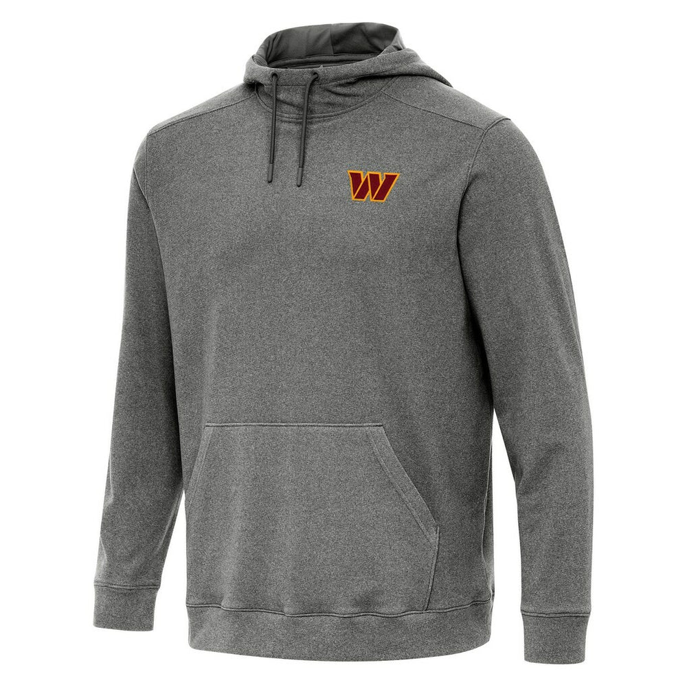 Washington Commanders Antigua Cloud Pullover Hoodie - Heather Black Hoodies