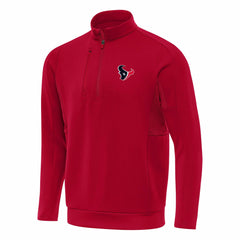 Houston Texans Antigua Generation Quarter-Zip Pullover Top - Red Pullover
