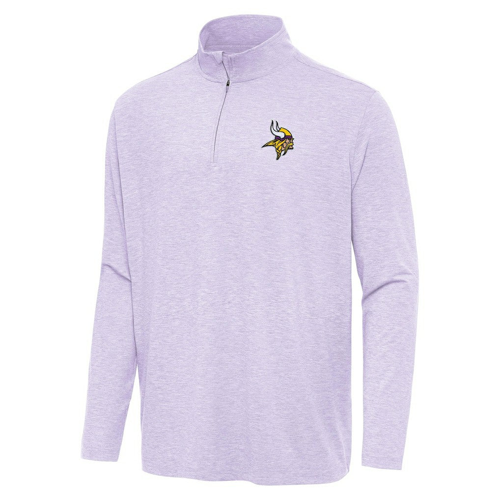 Minnesota Vikings Antigua Hunk Quarter-Zip Jacket - Lavender Jackets