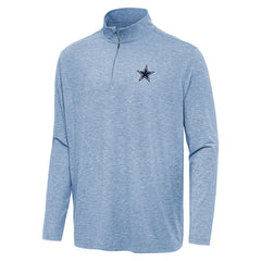 Dallas Cowboys Antigua Hunk Quarter-Zip Jacket - Heather Royal Jackets