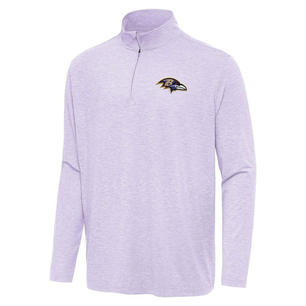 Baltimore Ravens Antigua Hunk Quarter-Zip Jacket - Lavender Jackets