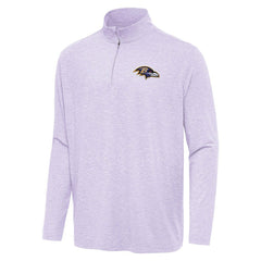 Baltimore Ravens Antigua Hunk Quarter-Zip Jacket - Lavender Jackets
