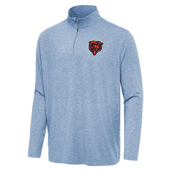 Chicago Bears Antigua Hunk Quarter-Zip Jacket - Heather Royal Jackets