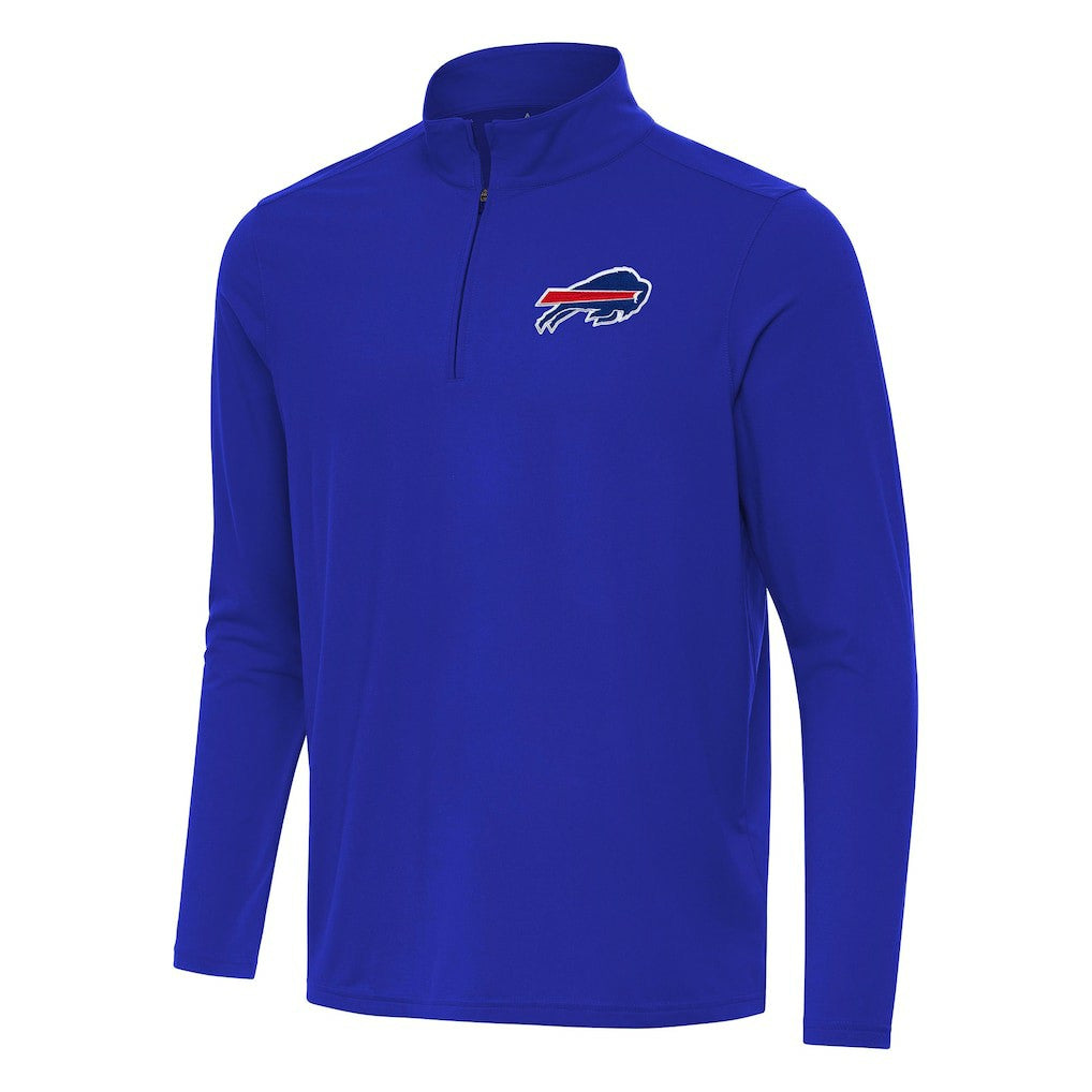 Buffalo Bills Antigua Intent Quarter-Zip Pullover Top - Royal Pullover