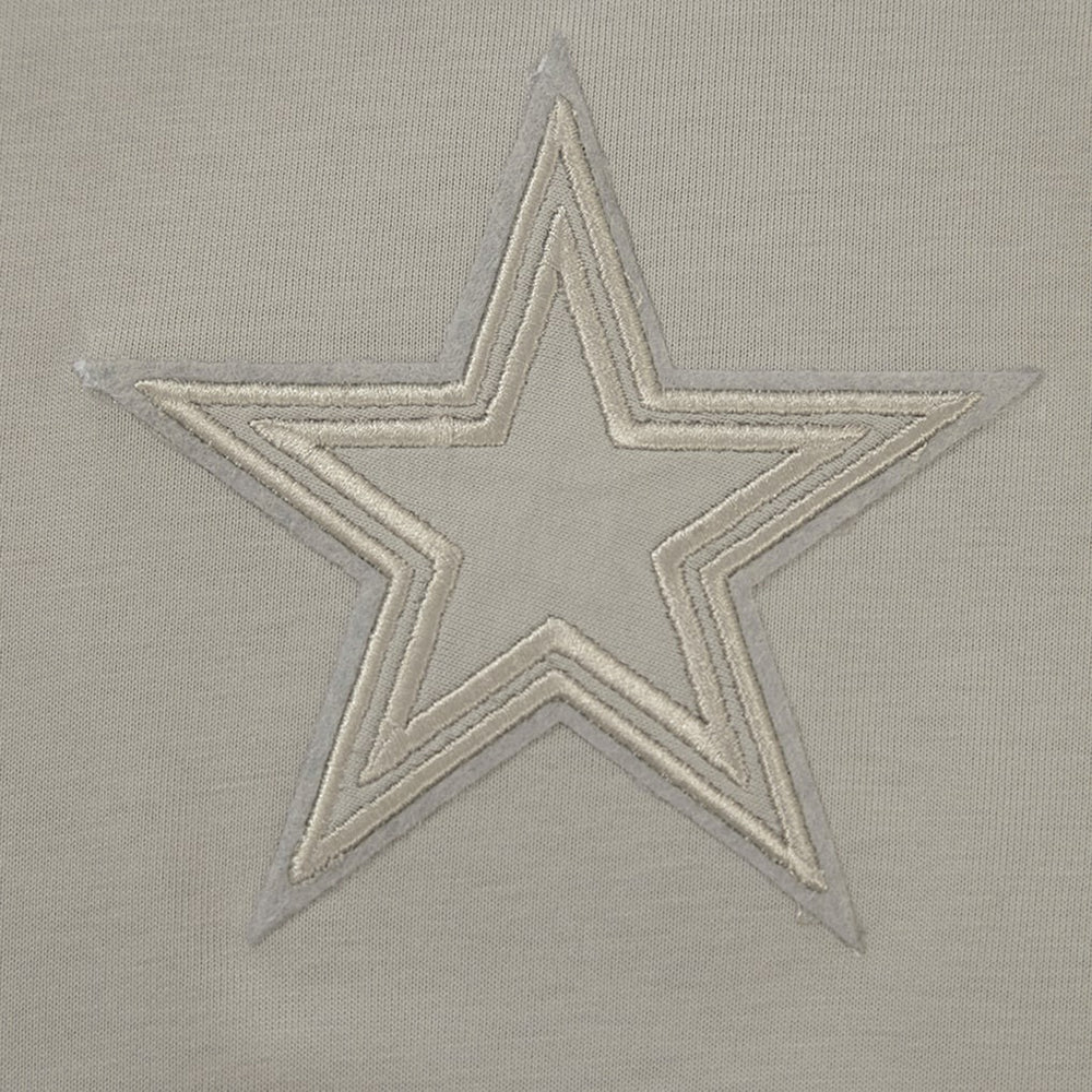 Dallas Cowboys Pro Standard Neutrals Capsule Short Sleeve Pullover Hoodie - Tan Hoodies
