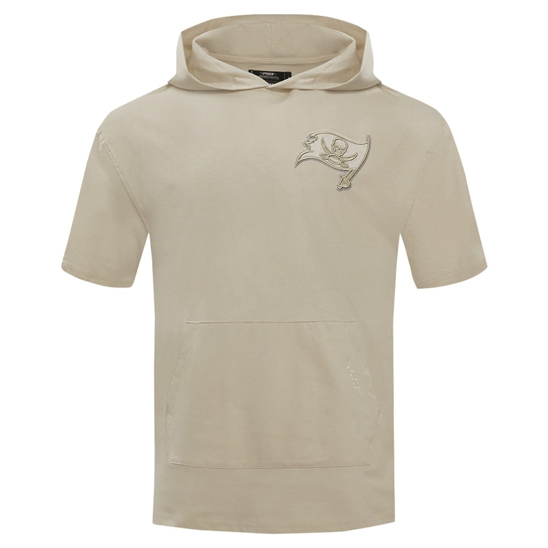 Tampa Bay Buccaneers Pro Standard Neutrals Capsule Short Sleeve Pullover Hoodie - Tan Hoodies