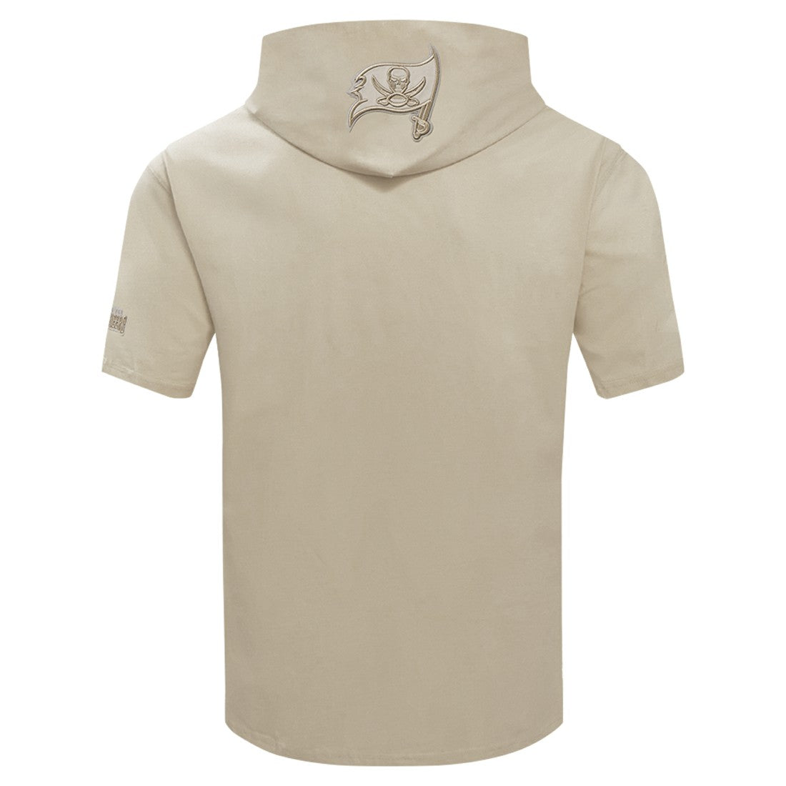 Tampa Bay Buccaneers Pro Standard Neutrals Capsule Short Sleeve Pullover Hoodie - Tan Hoodies