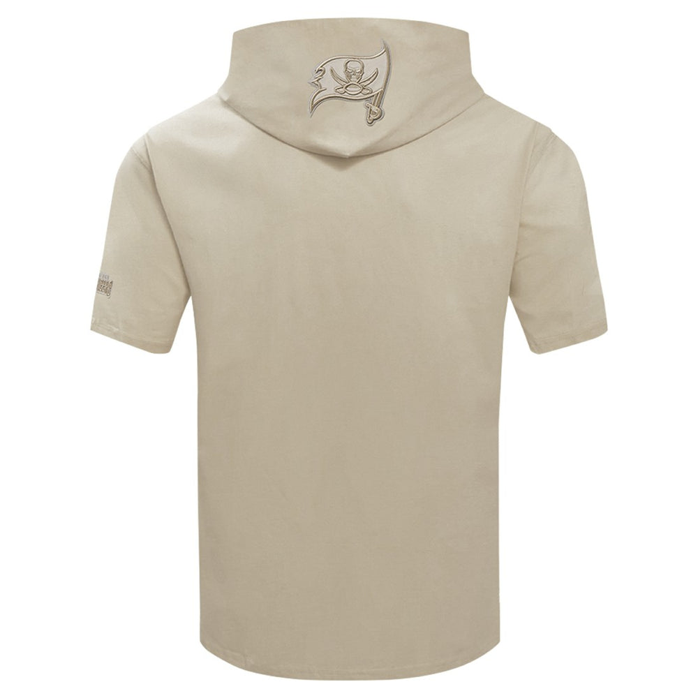 Tampa Bay Buccaneers Pro Standard Neutrals Capsule Short Sleeve Pullover Hoodie - Tan Hoodies