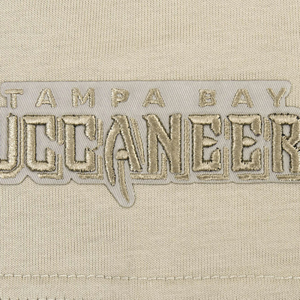 Tampa Bay Buccaneers Pro Standard Neutrals Capsule Short Sleeve Pullover Hoodie - Tan Hoodies