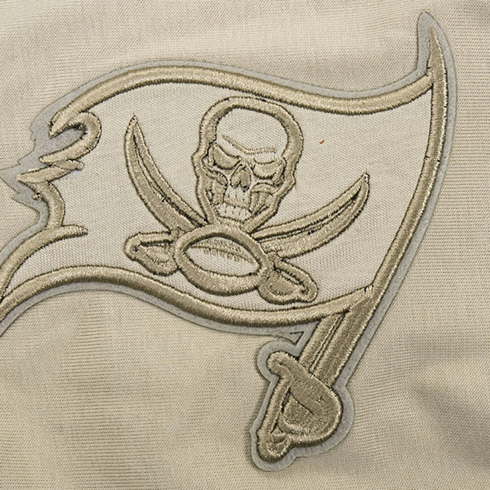 Tampa Bay Buccaneers Pro Standard Neutrals Capsule Short Sleeve Pullover Hoodie - Tan Hoodies