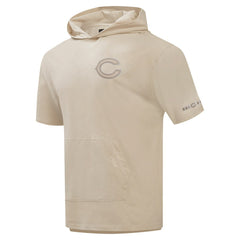 Chicago Bears Pro Standard Neutrals Capsule Short Sleeve Pullover Hoodie - Tan Hoodies