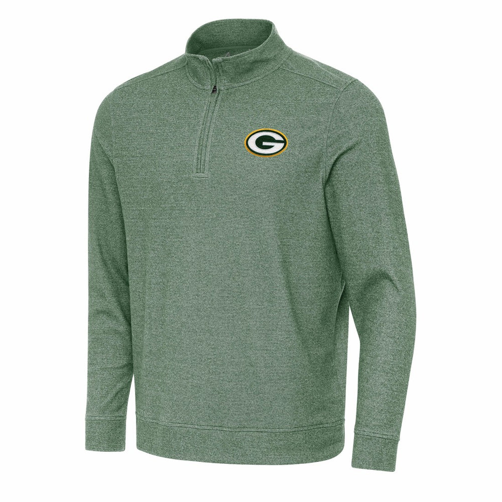 Green Bay Packers Antigua Subtle Quarter-Zip Top - Hunter Green Tops