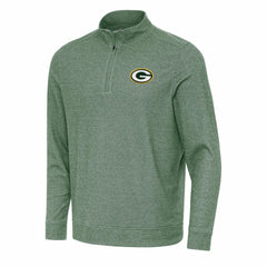 Green Bay Packers Antigua Subtle Quarter-Zip Top - Hunter Green Tops