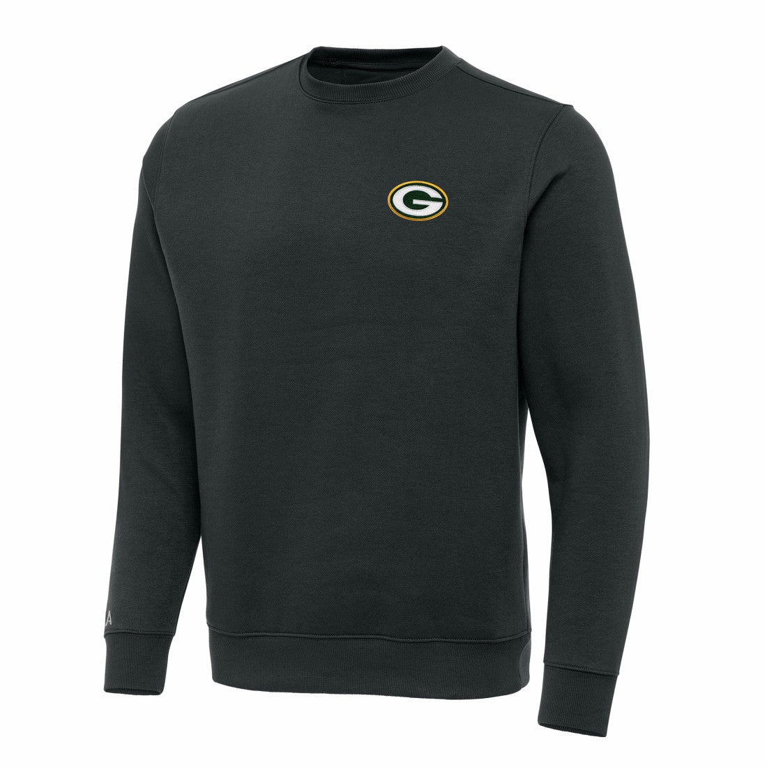 Green Bay Packers Antigua Victory Pullover Sweatshirt - Charcoal Pullover