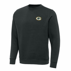 Green Bay Packers Antigua Victory Pullover Sweatshirt - Charcoal Pullover